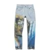 Pleasures PRELUDE PRINTED DENIM PANT -helmut shop 27b078c1bf93fd9ff9e75d3f32ab9a13