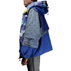 KAPITAL 60/40 SASHIKO PRINT KAMAKURA ANORAK BLOUSON -helmut shop 447e7d949b80ad74bd752f482c592dab