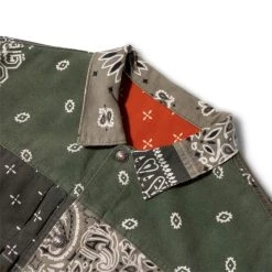 KAPITAL FLANNEL REVERSIBLE BANDANA 1ST JACKET -helmut shop 8c7f34e34ab56b4421f07b9b095a7a37