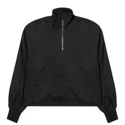 Adidas Y-3 WOMEN'S STACKED LOGO HALF-ZIP SWEATER