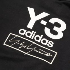 Adidas Y-3 WOMEN'S STACKED LOGO HALF-ZIP SWEATER -helmut shop Adidas Y 3 W STACKED LOGO HALF ZIP SWEATER BLACK XS FJ028 3
