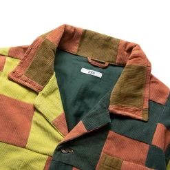 Bode CORDUROY FOUR PATCH OVERSHIRT -helmut shop BodeCORDUROYFOURPATCHOVERSHIRTMULTIMLMRF22SH042 3