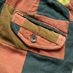 Bode CORDUROY FOUR PATCH TROUSER -helmut shop BodeCORDUROYFOURPATCHTROUSERMULTI32MRF22BT013 4