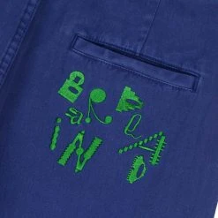 Brain Dead GASTRO PIGMENT DYED HERRINGBONE PANT -helmut shop BrainDeadGASTROPIGMENTDYEDHERRINGBONEPANTNAVYSBDS22B04002341NY01 4