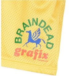 Brain Dead GRAFIX TEAM SHORT 7 Brain Dead GRAFIX TEAM SHORT -helmut shop BrainDeadGRAFIXTEAMSHORTYELLOWSBDS22B16002349YL01 3