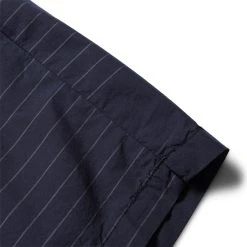 Engineered Garments SUNSET SHORT -helmut shop ENGINEEREDGARMENTSSUNSETSHORTNAVYGREYNYCOHORIZONTALSTRIPESKM221 4