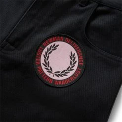Fred Perry X RAF PATCHED DENIM TROUSERS -helmut shop ENGINEEREDGARMENTSXRAFPATCHEDDENIMTROUSERSBLACK30ST3117 4