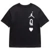 Air Jordan WOMEN'S FLIGHT TEE -helmut shop JordanBrandFLIGHTTEEBLACKWHITESDQ4471 010 1