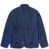 KAPITAL INDIGO LINEN CUBA COVERALL -helmut shop KAPITAL IDG LINEN CUBA COVERALL IDG 2 K1803LJ011 1