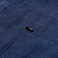 KAPITAL INDIGO LINEN CUBA COVERALL -helmut shop KAPITAL IDG LINEN CUBA COVERALL IDG 2 K1803LJ011 2