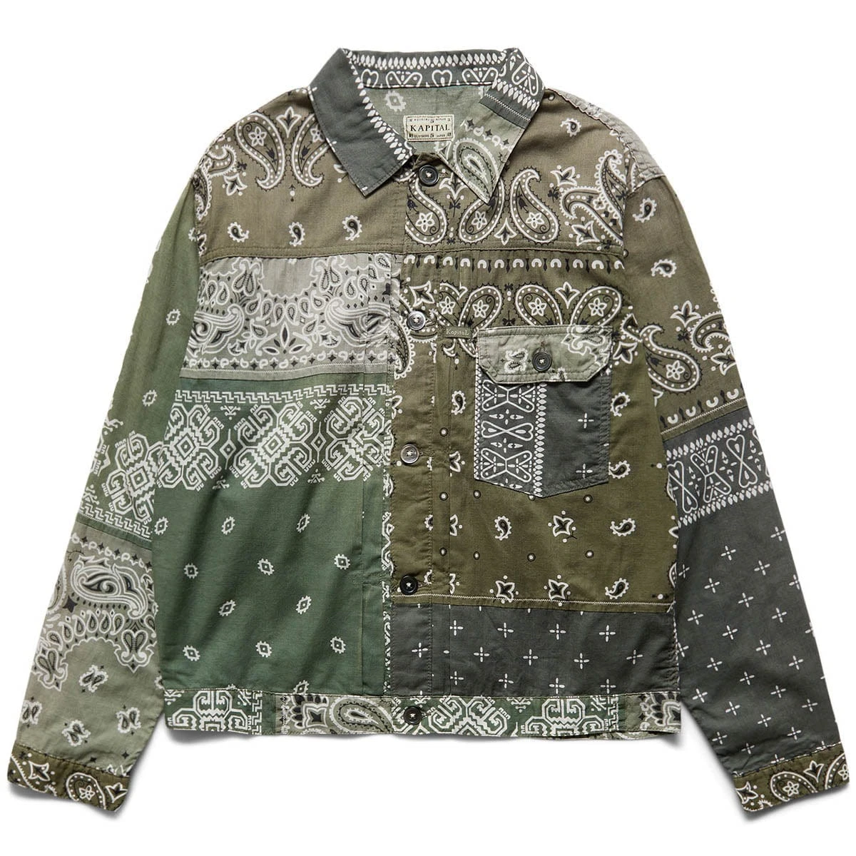 KAPITAL BANDANA PATCHWORK 1ST JACKET 3 KAPITAL BANDANA PATCHWORK 1ST JACKET