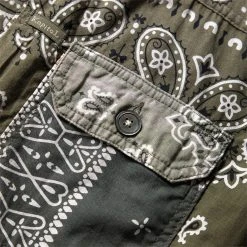 KAPITAL BANDANA PATCHWORK 1ST JACKET 10 KAPITAL BANDANA PATCHWORK 1ST JACKET -helmut shop KAPITALBANDANAPATCHWORK1STJACKETKHAKI3EK 918 4