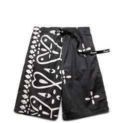 KAPITAL COMBED BURBERRY HUMONGO CROSS EASY SHORTS