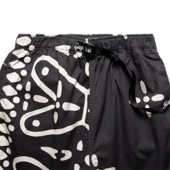 KAPITAL COMBED BURBERRY HUMONGO CROSS EASY SHORTS -helmut shop KapitalCOMBEDBURBERRYHUMONGOCROSSEASYSHORTSBLACK2K2105SP153 3