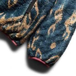 KAPITAL JAVA KASURI FLEECE ZIP BLOUSON -helmut shop KapitalJAVAKASURIFLEECEZIPBLOUSONNAVY1K2110LC095 4