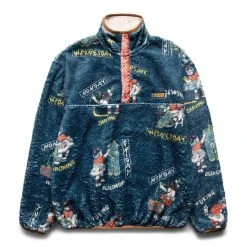 KAPITAL KOUNTRY CALENDAR FLEECE PULLOVER