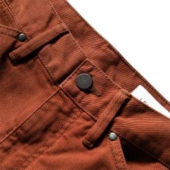 Lemaire SEAMLESS JEANS -helmut shop LemaireSEAMLESSJEANSBRICKBROWN48PA330LD1001 3