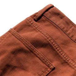 Lemaire SEAMLESS JEANS -helmut shop LemaireSEAMLESSJEANSBRICKBROWN48PA330LD1001 5
