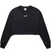 Nike WOMENS SPORTSWEAR SWOOSH CREW -helmut shop NIKESPORTSWEARSWOOSHCRWBLACKWHITEXSDR5632 010 1