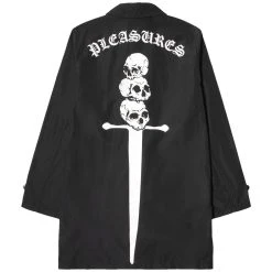 Pleasures TOXIC LONG JACKET -helmut shop PleasuresTOXICLONGJACKETBLACKMP20F001 2