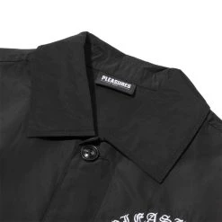 Pleasures TOXIC LONG JACKET -helmut shop PleasuresTOXICLONGJACKETBLACKMP20F001 3