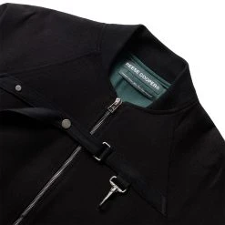 Reese Cooper WOOL SERGE BOMBER JACKET 10 Reese Cooper WOOL SERGE BOMBER JACKET -helmut shop ReeseCooperWOOLSERGEBOMBERJACKETBLACKMTS00023 3