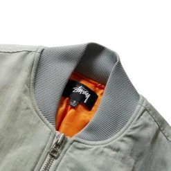 Stüssy DYED NYLON BOMBER JACKET -helmut shop STUSSYDYEDNYLONBOMBERSTONES115694 4