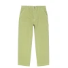 Stüssy STONE WASHED CANVAS WORK PANT -helmut shop StussySTONEWASHEDCANVASWORKPANTLIME28116541 1