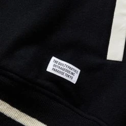 Wacko Maria LEATHER VARSITY JACKET -B- ( TYPE-3 ) -helmut shop WACKOMARIALEATHERVARSITYJACKET B TYPE 3 BL SLVRM22FW WMO BL11 3