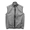 Whim Golf PACKABLE TRANSPARENT GRID NYLON FULL ZIP VEST -helmut shop WhimGolfPACKABLETRANSPARENTGRIDNYLONFULLZIPVESTFOGSWG SS22 23 1