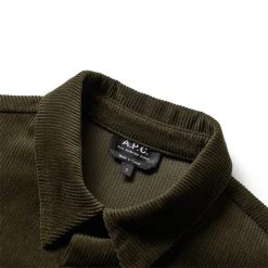 A.P.C. JOE OVERSHIRT -helmut shop a.p.c.SURCHEMISEJOEMILITARYKHAKISCOESP H02486 4