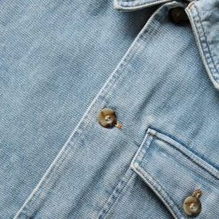 A.P.C. VESTE PIERRE BRODEE JACKET -helmut shop a.p.c.VESTEPIERREBRODEEWASHEDINDIGOSCOFDI H02784 4