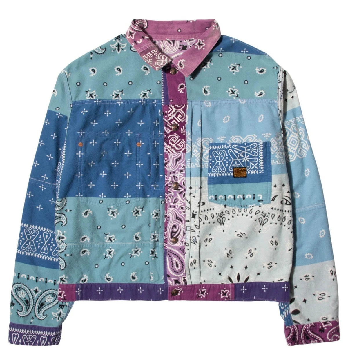 KAPITAL FLANNEL REVERSIBLE BANDANA 1ST JACKET 4 KAPITAL FLANNEL REVERSIBLE BANDANA 1ST JACKET - Image 2