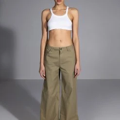 ABBI WIDE LEG PANT 17 ABBI WIDE LEG PANT -helmut shop abbi wide leg pant green 8 8