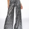 ABOVE ALL METALLIC WIDE LEG PANT -helmut shop above all metallic wide leg pant silver 1 1