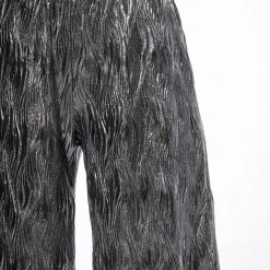 ABOVE ALL METALLIC WIDE LEG PANT -helmut shop above all metallic wide leg pant silver 6 6
