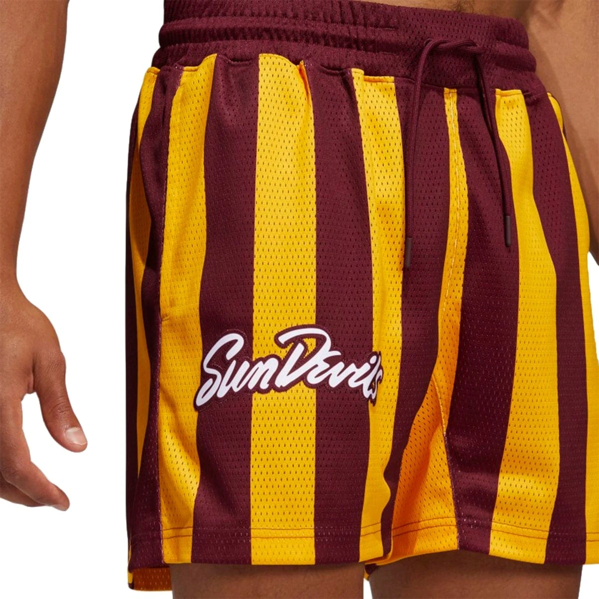 ADIDAS X Eric Emanuel "MIDNIGHT MADNESS" SWINGMAN SHORTS- ASU 4 ADIDAS X Eric Emanuel "MIDNIGHT MADNESS" SWINGMAN SHORTS- ASU - Image 2