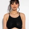 ADMIRE THE ARTWORK MESH UNDERWIRE BRALETTE -helmut shop admire the artwork mesh underwire bralette black 1 1