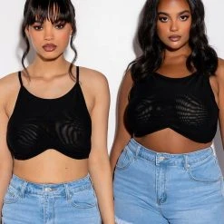 ADMIRE THE ARTWORK MESH UNDERWIRE BRALETTE -helmut shop admire the artwork mesh underwire bralette black 4 4