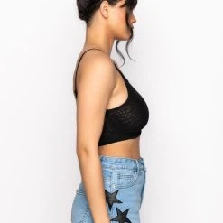 ADMIRE THE ARTWORK MESH UNDERWIRE BRALETTE -helmut shop admire the artwork mesh underwire bralette black 9 9