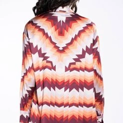 ADVENTURER LOOSE FIT BUTTON UP AND SHORTS SET -helmut shop adventurer loose fit button up and shorts set orange multi 7 7