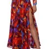 AESTHETIC SCARF PRINT MAXI SKIRT -helmut shop aesthetic scarf print maxi skirt red multi 1 1