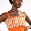 ALI SWEATER BRALETTE TOP -helmut shop ali sweater bralette top orange multi 1 1