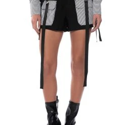 ALICE STRIPED CARGO SHORTS