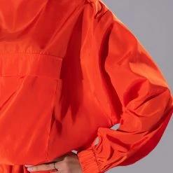 ALL DAY ERRANDS LIGHTWEIGHT ROMPER IN ORANGE -helmut shop all day errands lightweight romper in orange orange 6 6