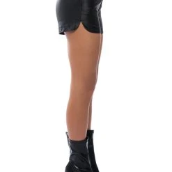 AMMO X AKIRA BIG BOOTY PLEATHER SHORTS -helmut shop ammo x akira big booty pleather shorts black 9 9