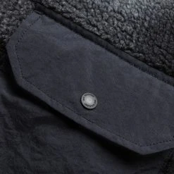 And Wander CHECK BOA JACKET -helmut shop andwanderCHECKBOAJACKETBLACKXL5742281346 5