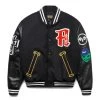 Aries VARSITY JACKET -helmut shop ariesVARSITYJACKETBLACKMFTAR70200 1