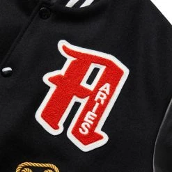 Aries VARSITY JACKET -helmut shop ariesVARSITYJACKETBLACKMFTAR70200 3