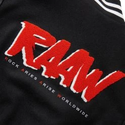 Aries VARSITY JACKET -helmut shop ariesVARSITYJACKETBLACKMFTAR70200 6